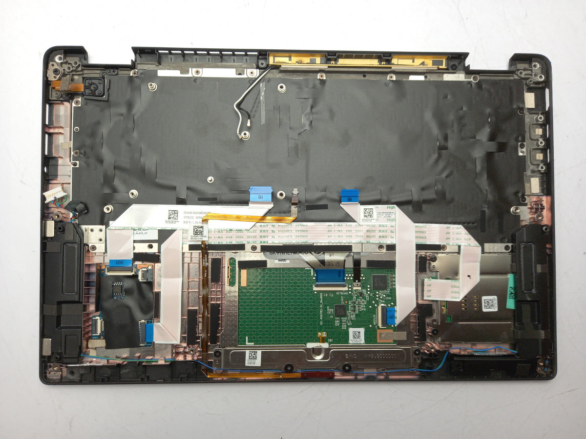 Dell Latitude 7410 UK QWERTY Keyboard Palmrest Touchpad Assembly Black