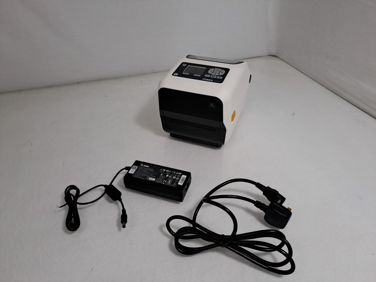 Zebra ZD620 Thermal Transfer Barcode Label Printer USB LAN Bluetooth PSU