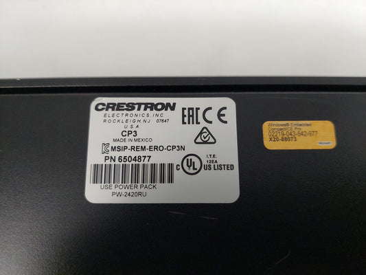 Crestron CP3 3-Series Control Processor 1U Rack AV Automation System With PSU
