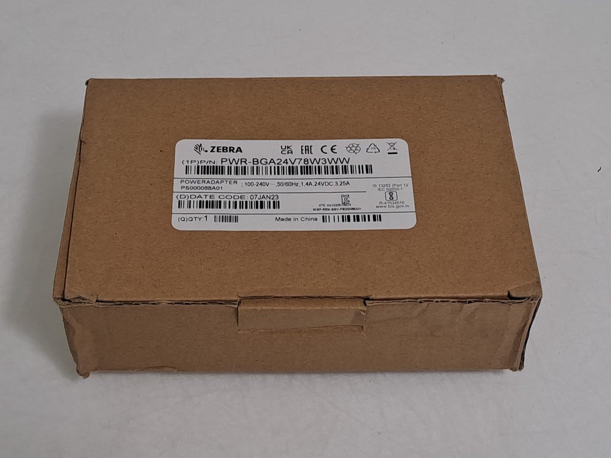 Zebra PWR-BGA24V78W3WW 24V 3.25A 78W AC/DC Power Supply FXR90 RFID