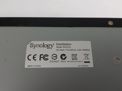 Synology DS1815+ 8-Bay NAS Intel C2538 2GB 4xGbE No HDDs/Caddies