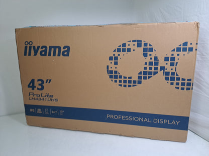 iiyama ProLite LH4341UHS-B2 43" 4K UHD IPS 500cd/m2 24/7 Digital Signage Display
