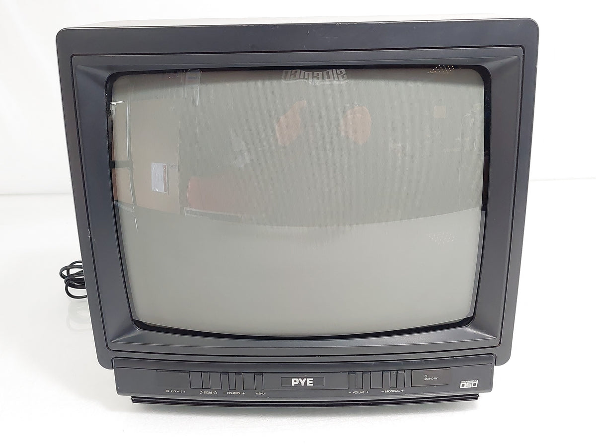 Pye 37KV1242/05B 14" Vintage CRT Colour Television RF Only Retro Gaming