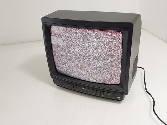 Pye 37KV1242/05B 14" Vintage CRT Colour Television RF Only Retro Gaming