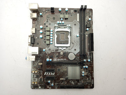 MSI H110M PRO-VH Intel H110 LGA1151 DDR4 Micro ATX HDMI VGA Motherboard