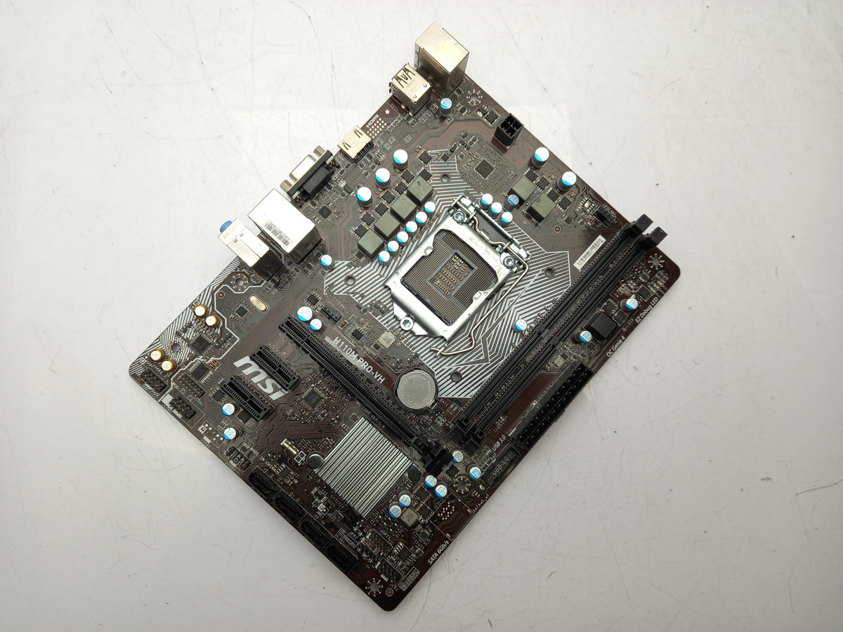 MSI H110M PRO-VH Intel H110 LGA1151 DDR4 Micro ATX HDMI VGA Motherboard