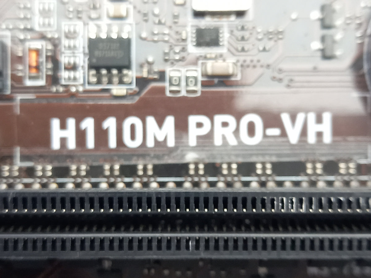 MSI H110M PRO-VH Intel H110 LGA1151 DDR4 Micro ATX HDMI VGA Motherboard