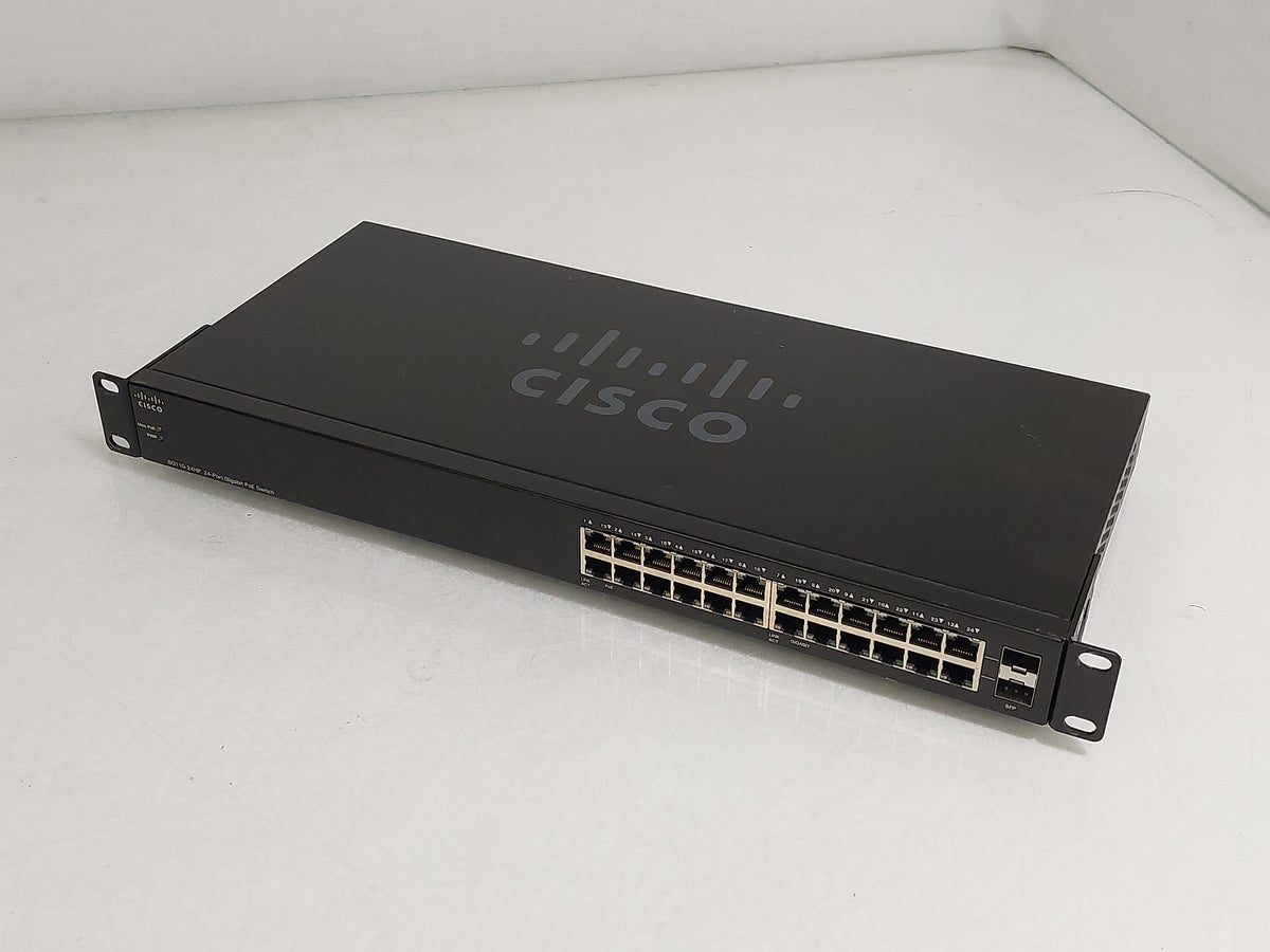 Cisco SG110-24HP V07 24-Port Gigabit Unmanaged Switch 12x PoE 100W 2x SFP