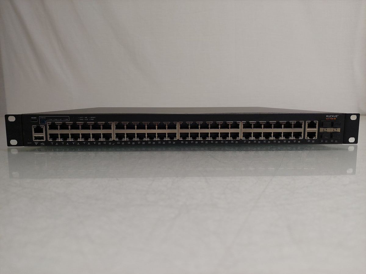 Ruckus ICX7150-48-4X1G 48-Port Gigabit L3 Managed Stackable 4x 1G SFP Switch