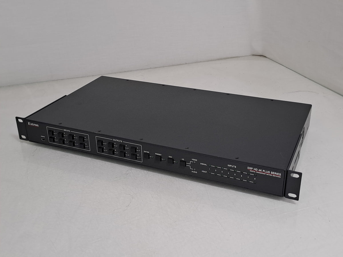 Extron DXP 84 HD 4K PLUS 8x4 HDMI Matrix Switcher 4K 60Hz 60-1494-21