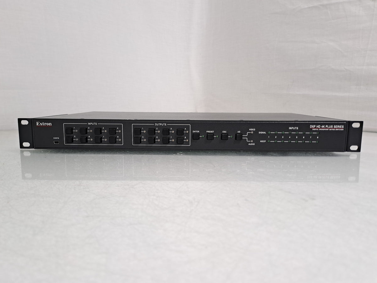 Extron DXP 84 HD 4K PLUS 8x4 HDMI Matrix Switcher 4K 60Hz 60-1494-21