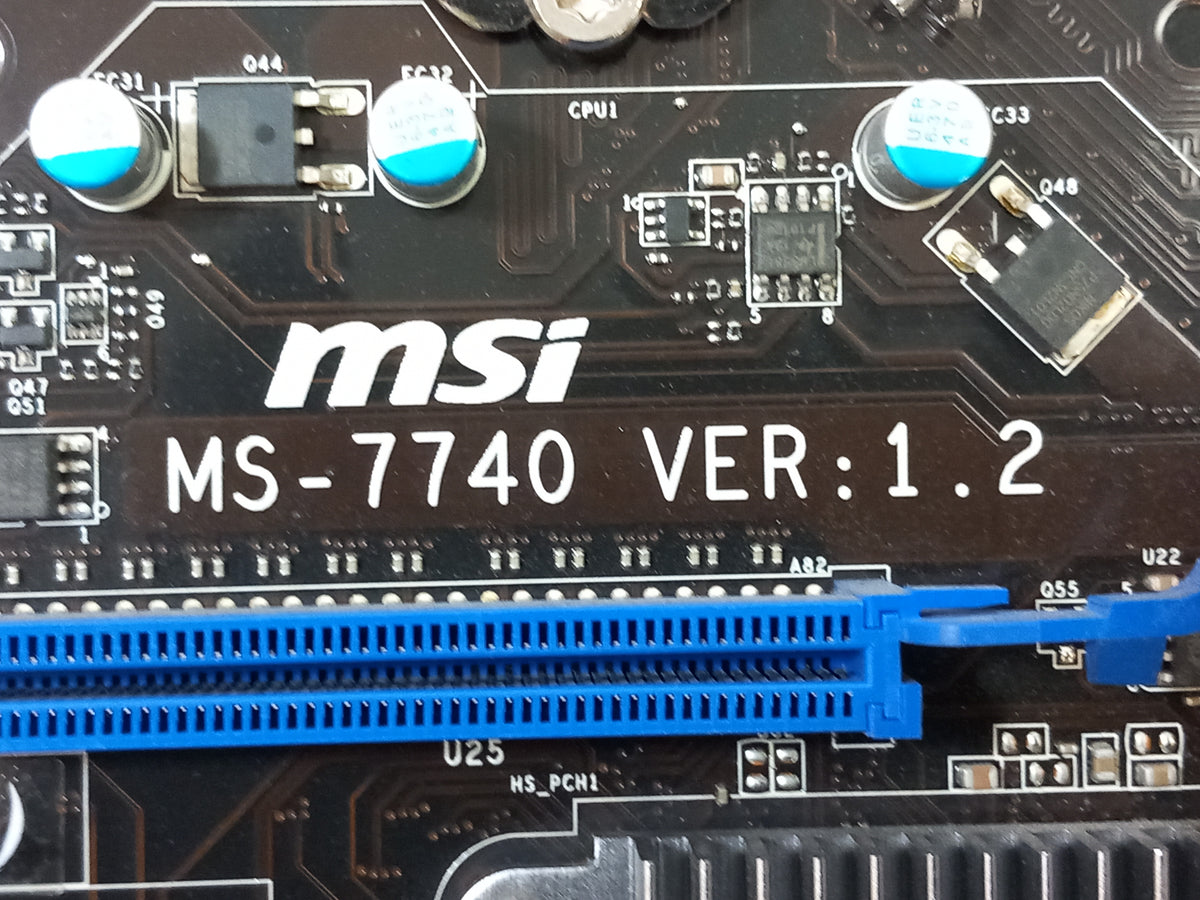 MSI H61MA-E35 (B3) Socket LGA1155 Micro ATX Motherboard With I/O Shield MS-7740