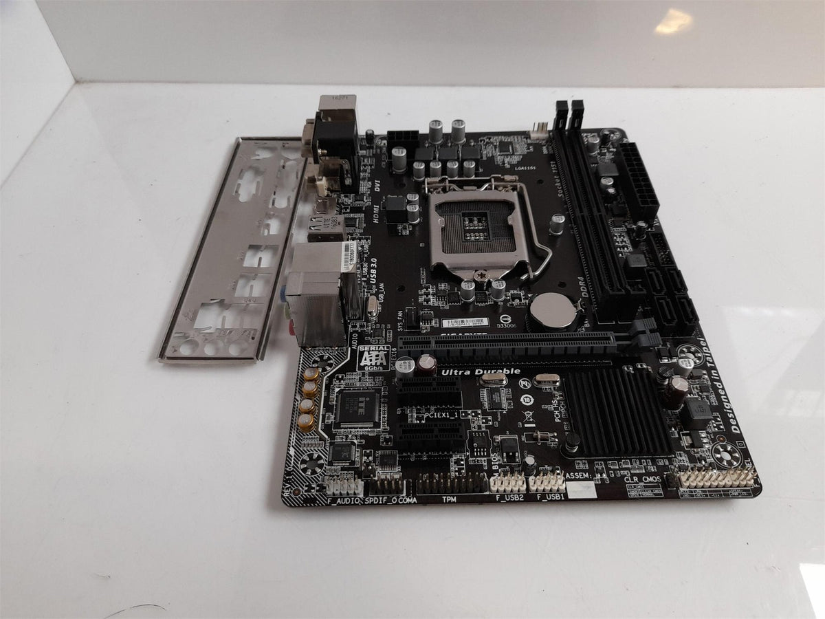 GIGABYTE GA-H110M-S2H Socket LGA1151 DDR4 Micro ATX Motherboard With I/O Shield