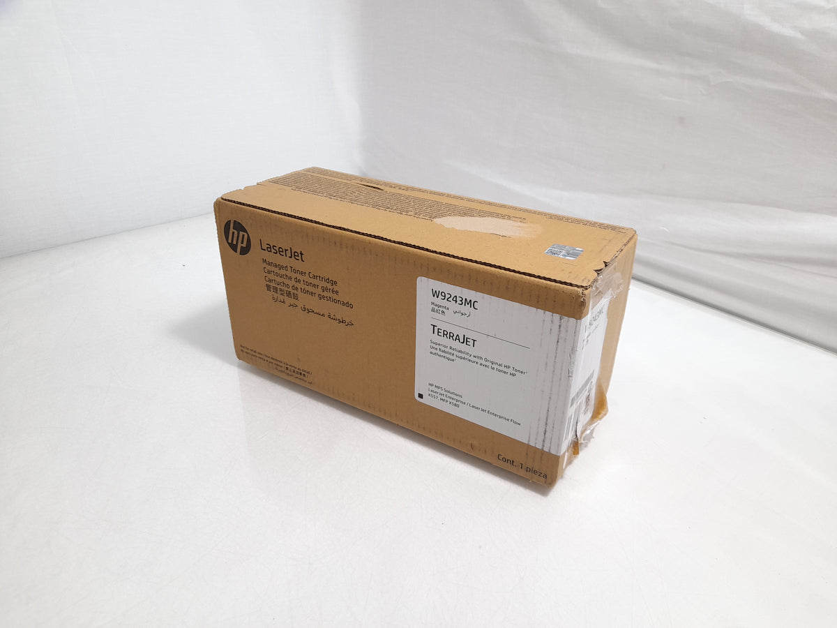HP W9243MC Managed LaserJet Toner Cartridge Magenta - Box Damaged