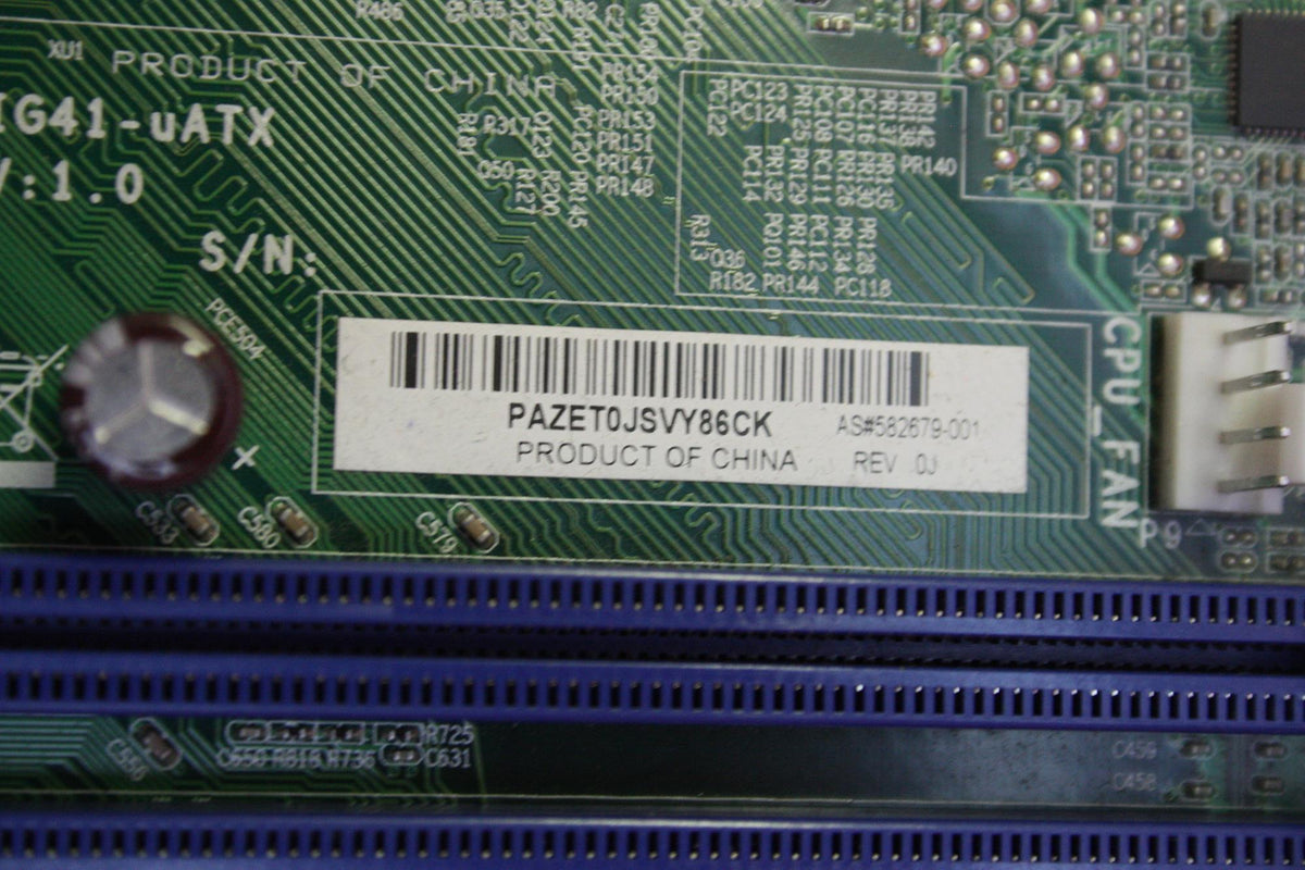 HP Compaq 500B MT Socket LGA775 Motherboard With I/O Shield 582679-001