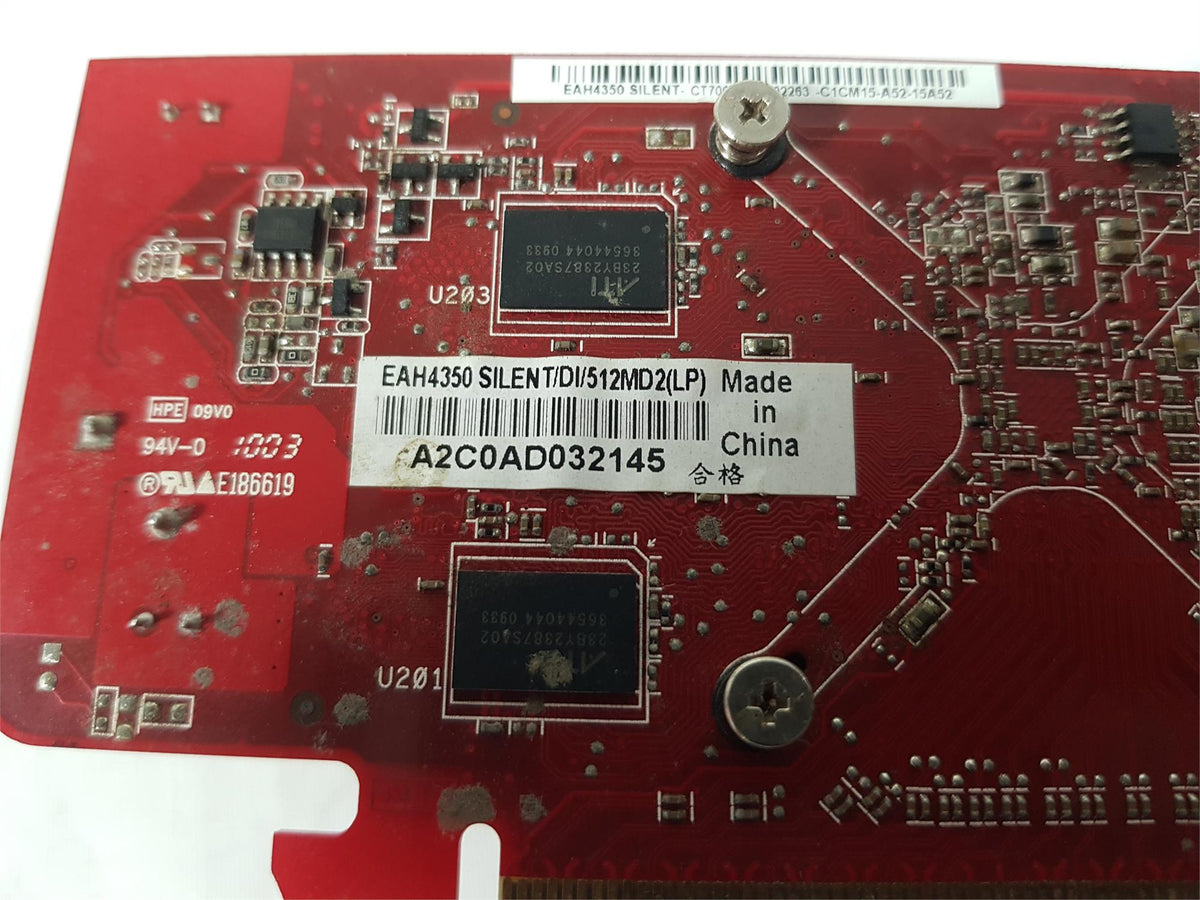 ASUS Radeon HD4350 512MB Video Graphics Card EAH4350 SILENT/DI/512MD2(LP)