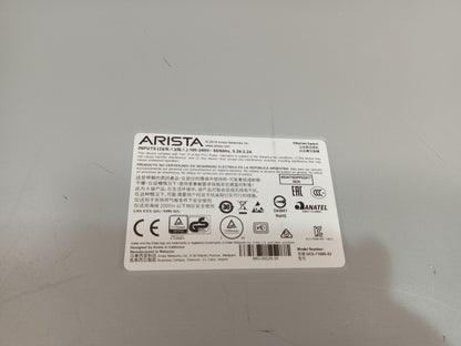Arista DCS-7150S-52-CL-F 52x1/10G SFP+ switch, front-to-rear air flow, 2x AC PSU
