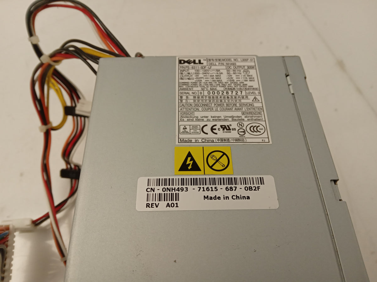 Dell OptiPlex 745 755 305W Power Supply Unit 0NH493 NH493