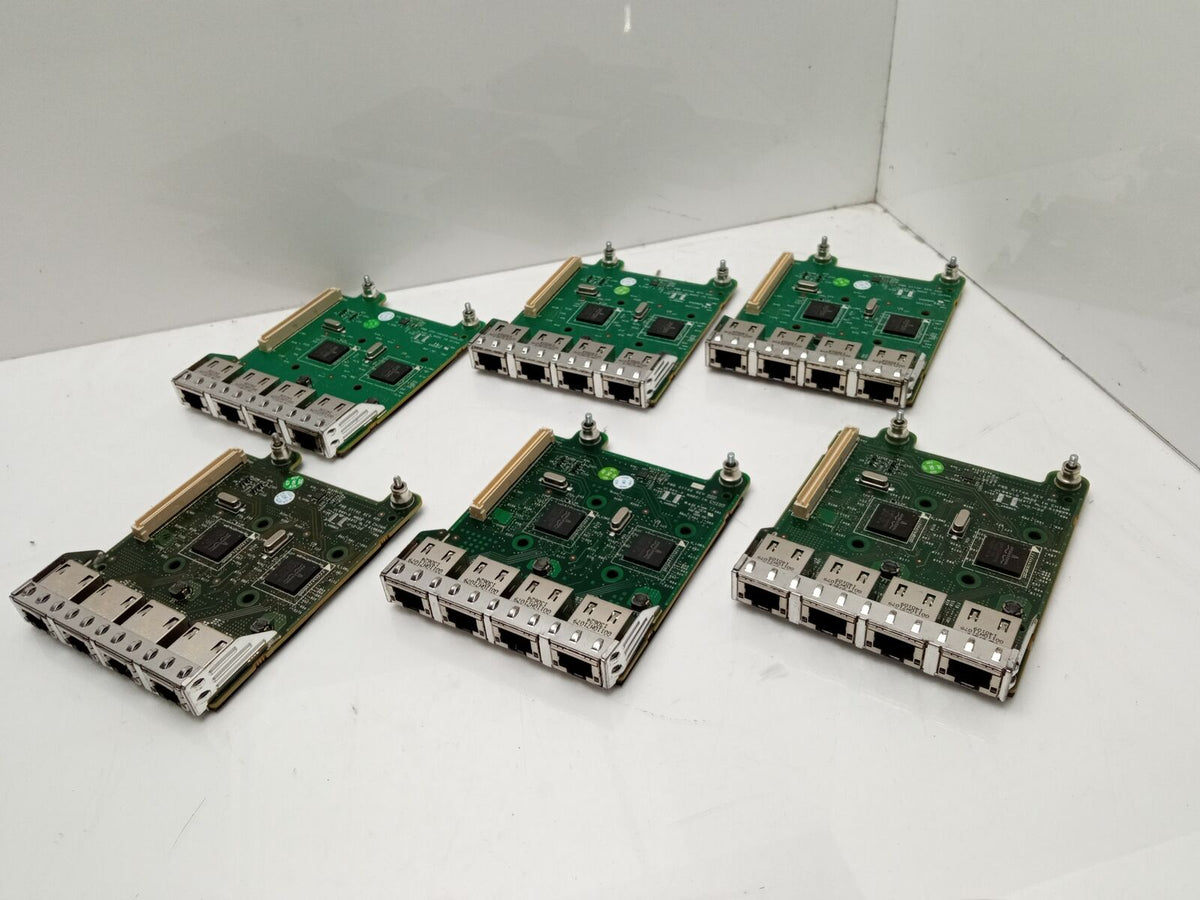 6x  Dell PowerEdge Quad Port 1GBe Network Card 0FM487 FM487