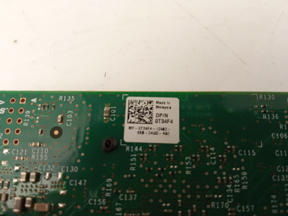 Dell I350-T4 Low Profile Quad Port Gigabit Network Interface Card 0T34F4 T34F4