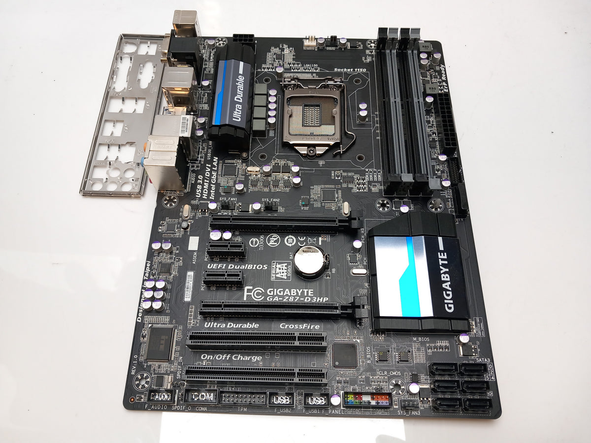 GIGABYTE GA-Z87-D3HP Socket LGA1150 DDR3 ATX Motherboard With I/O Shield