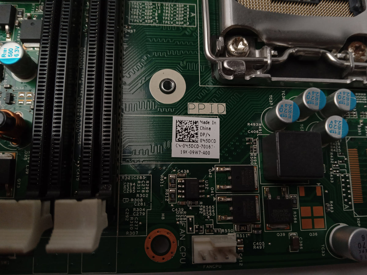 Dell OptiPlex 390 Socket LGA1155 Motherboard With I/O Shield 0M5DCD M5DCD
