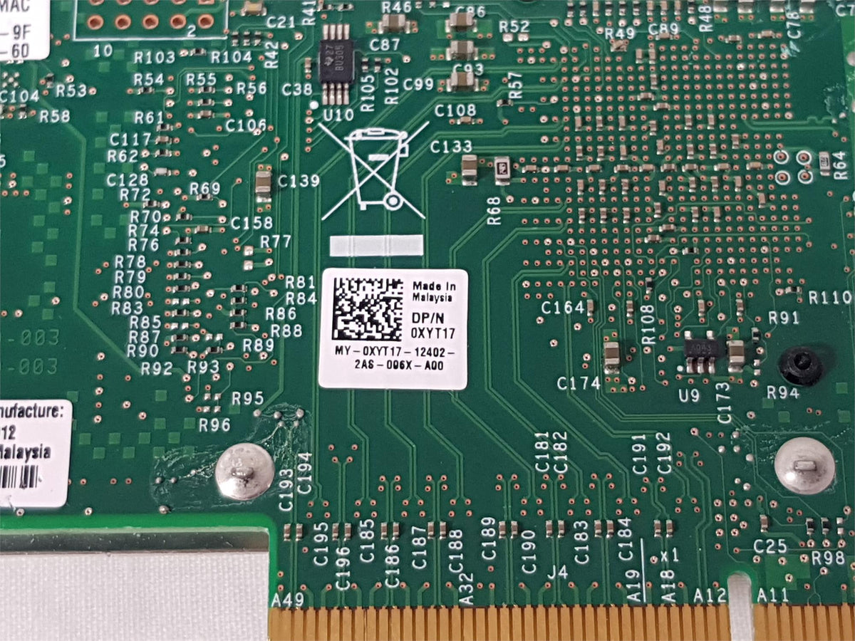 Dell Intel X520-DA2 Dual Port 10GB PCIe Network Card 0XYT17 XYT17 - New