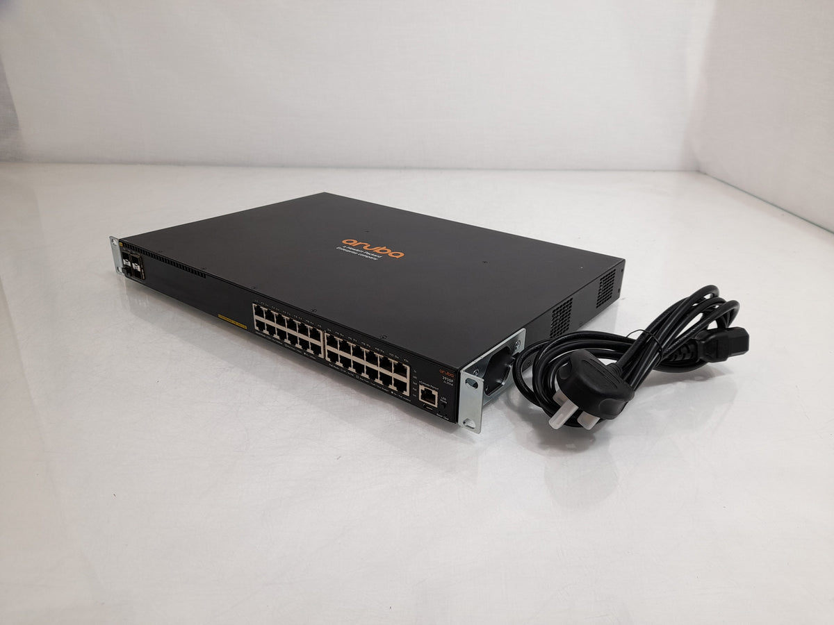 HP Aruba JL255A 2930F 24 Port Gigabit POE+ 4 SFP+ Switch