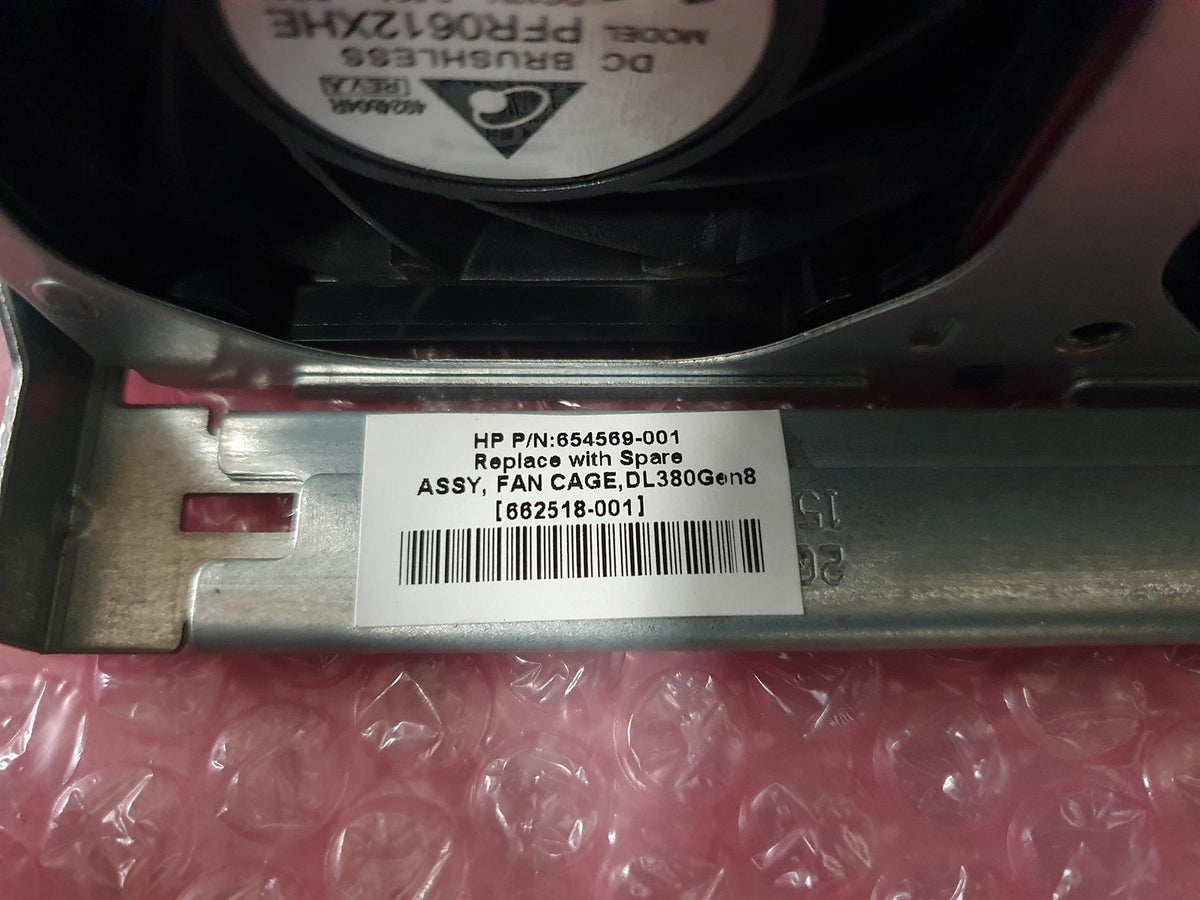 HP ProLiant DL380P Gen8 Server Fan Cage Assembly 654569-001 662518-001