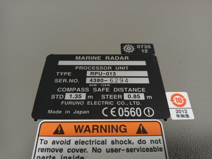 Furuno Electric Marine Radar Processor Unit RPU-013 