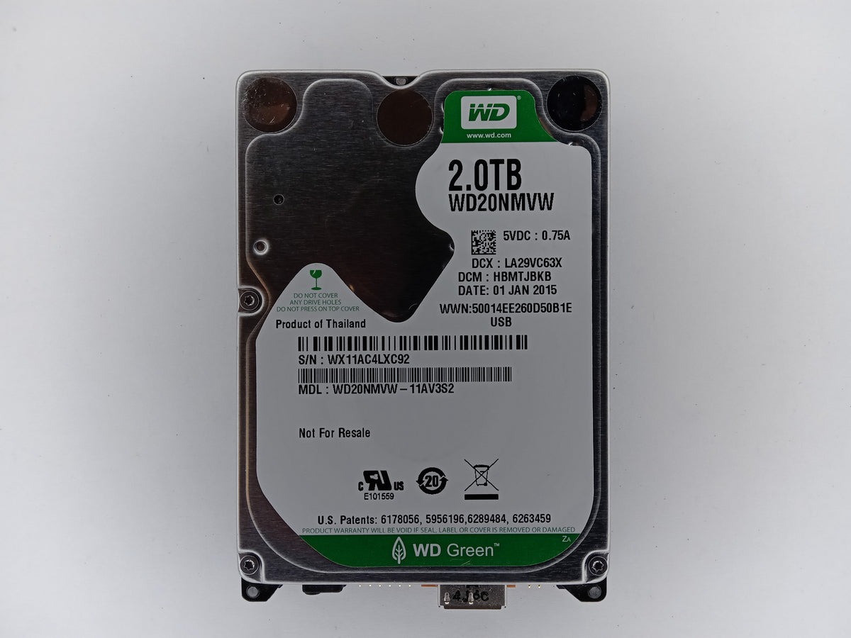 Western Digital WD20NMVW-11AV3S2 2TB 2.5" External USB 3.0 Hard Disk Drive HDD