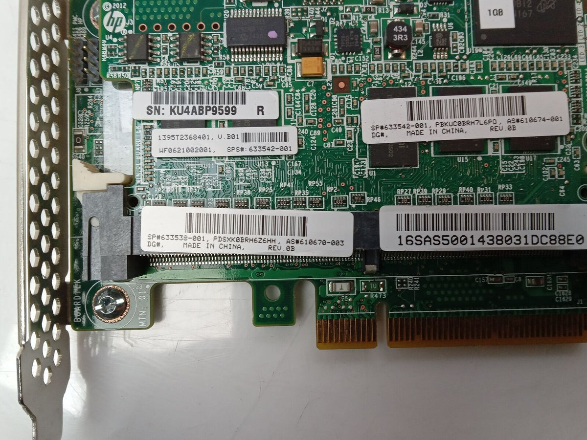 HP P222 Smart Array 1GB (FBWC) Cache Module 610674-001 633542-001