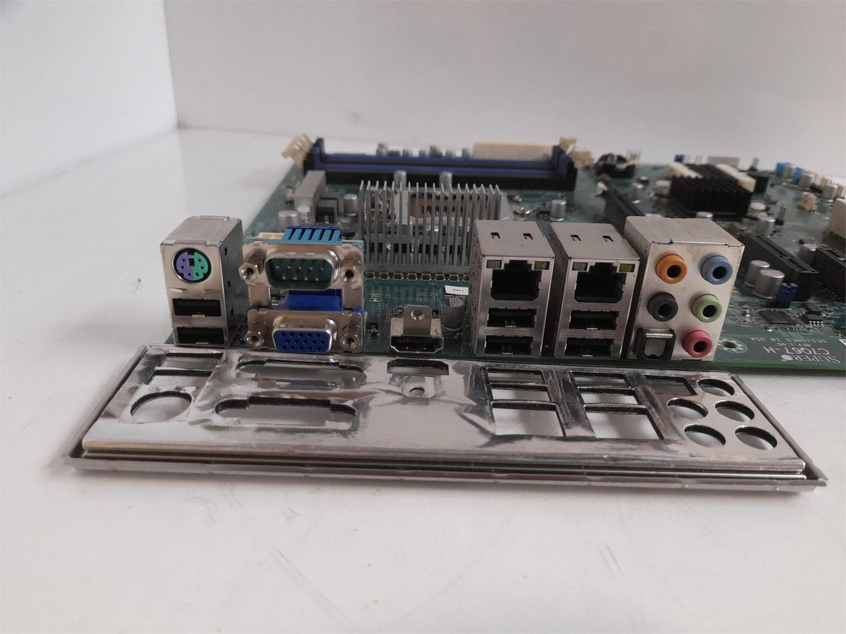Supermicro Socket LGA1155 DDR3 ATX Motherboard With I/O Shield C7Q67-H