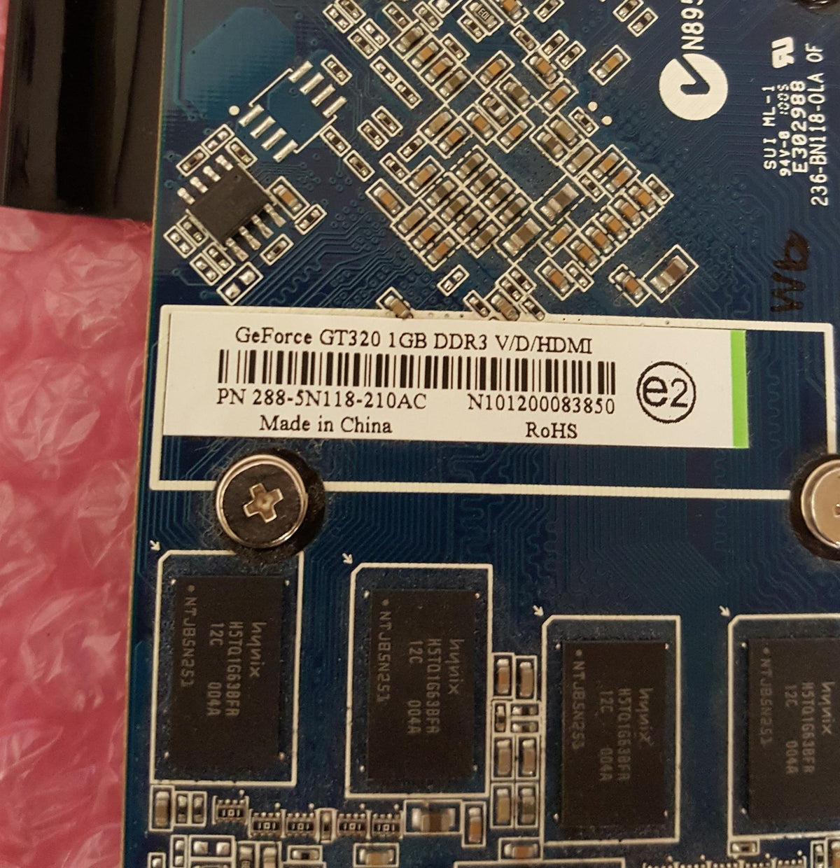 NVIDIA GeForce GT320 1GB DDR3 Video Graphics Card 288-5N118-210AC