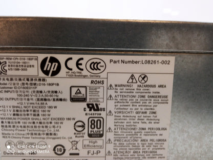 HP Slimline 180W Power Supply Unit L08261-002 D16-180P1B