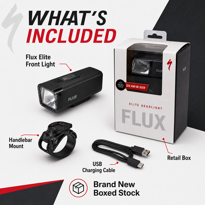 Specalized FLUX ELITE LED USB Rechargeable Cycling Headlight 400 Lumens