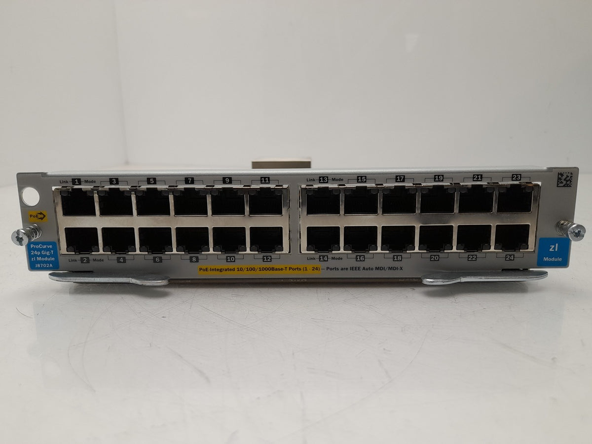 HP J8702A HP ProCurve 24p Gig-T ZL PoE Module (24-Port) for HP 5406ZL or 5412ZL