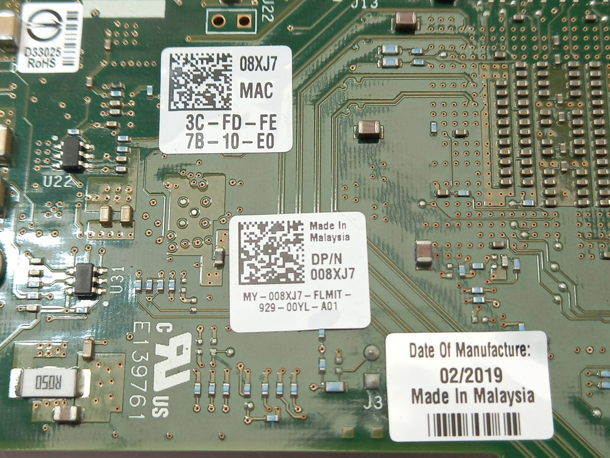 Dell Intel JTZ-1405HL Quad Port PCIe Converged Network Adapter Card 008XJ7 08XJ7