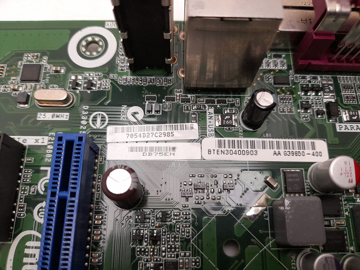 Intel DB75EN Socket LGA1155 DDR3 PCI-E Motherboard With I/O Shield G39650-400