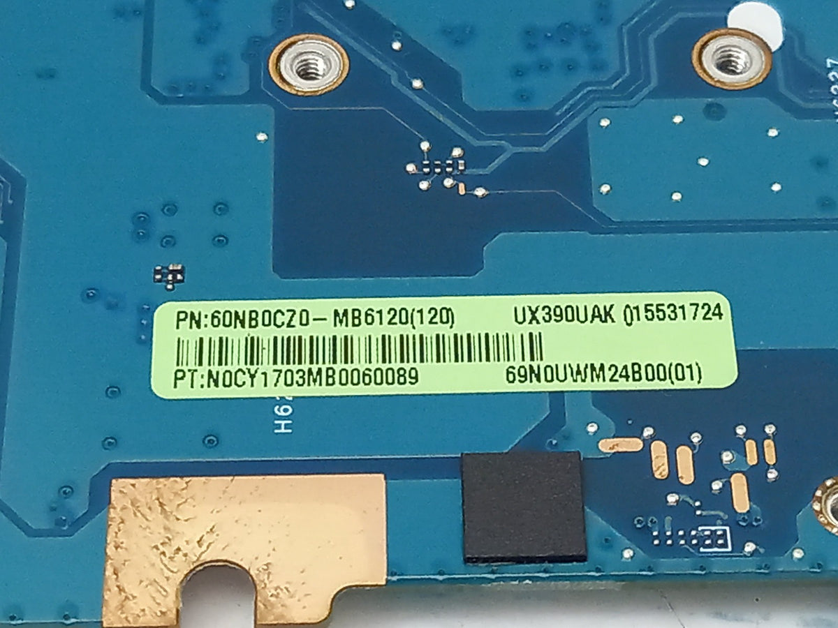 Asus Zenbook UX390U Laptop Motherboard with i5-7200U 2.50 GHz 8GB RAM 60NB0CZ0