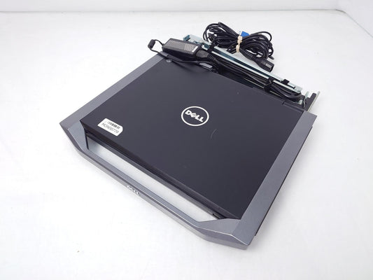 Dell Avocent DKMMLED185-201 18.5" 1U Rack KVM Console UK Keyboard With Mount