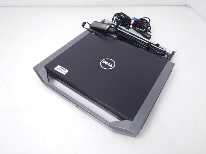 Dell Avocent DKMMLED185-201 18.5" 1U Rack KVM Console UK Keyboard With Mount