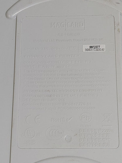 Magicard Enduro3E 300dpi Colour ID Card Printer USB LAN No PSU 1274 Prints