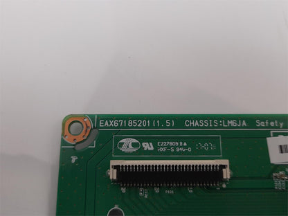 LG 24BK550Y Monitor Main PCB Motherboard Logic Board EAX67185201