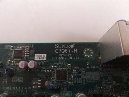 Supermicro Socket LGA1155 DDR3 ATX Motherboard With I/O Shield C7Q67-H