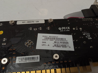 MSI GeForce GT 520 1GB DDR3 Video Graphics Card N520GT-MD1GD3H/LP