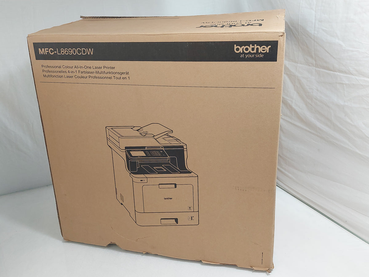 Brother MFC-L8690CDW A4 Colour Laser Multifunction Printer Duplex WiFi ADF