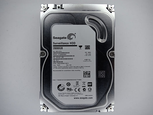 Seagate ST2000VX003 2TB 3.5" Desktop Hard Drive SATA