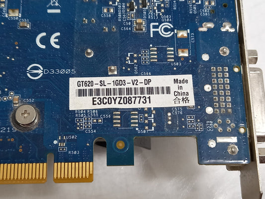 ASUS NVIDIA GeForce GT 620 1GB DDR3 Video Graphics Card GT620-SL-1GD3-V2-DP