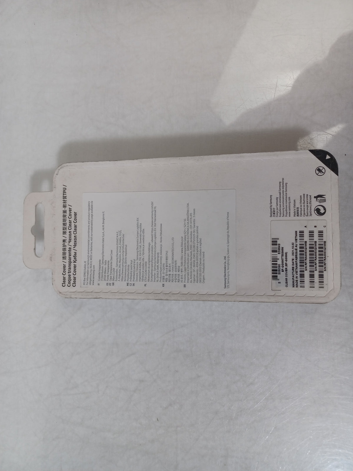 Samsung Clear Cover Galaxy Phone Case EF-QG996 for S21+ / S21+ 5G